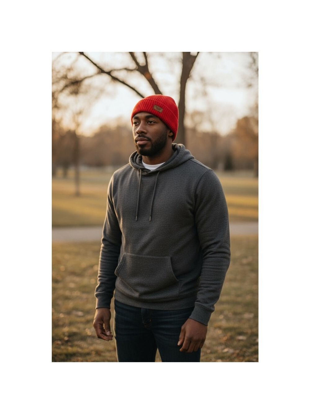 FLY Racing Slouch Ribbed Beanie One Size Red NWT
